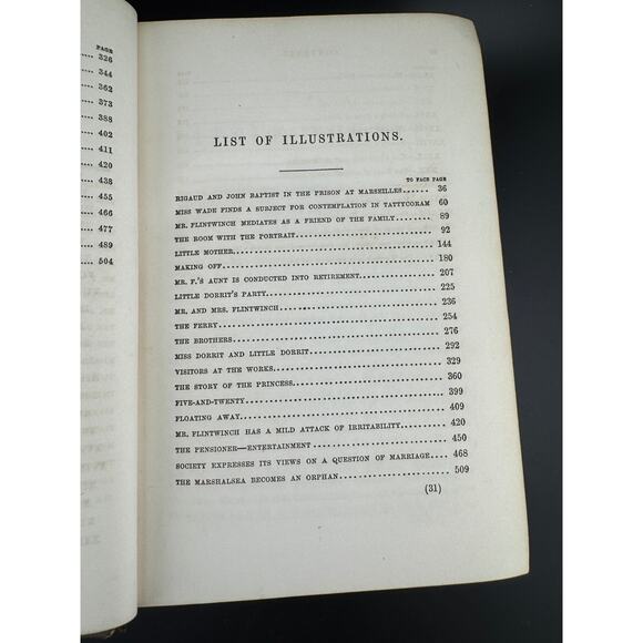 Charles Dickens "Little Dorrit - Volume I" - The Peterson's Duodecimo Edition - Picture 13 of 14